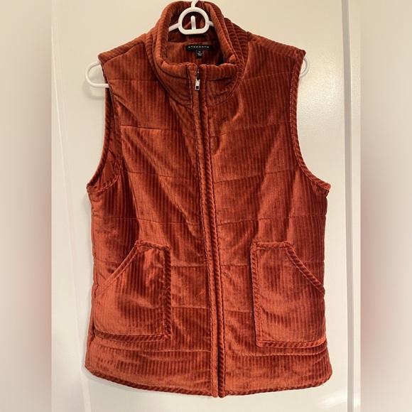 Staccato Jackets & Blazers - Staccato plush corduroy quilted vest size medium NWOT
